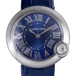 Cartier 卡地亚 BALLON BLANC DE CARTIER 白气球 银壳蓝面 N厂定制版