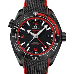 欧米茄 海马系列 海洋宇宙600米 GMT “深海之黑” 215.92.46.22.01.003 